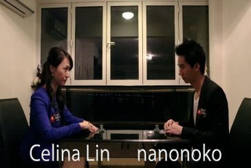 Pros Randy Lew and Celina Lint