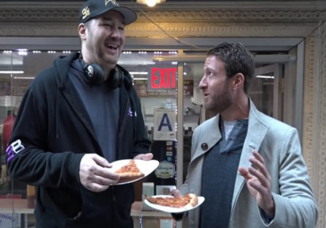 Phil Hellmuth Appears on Barstool Pizza Review