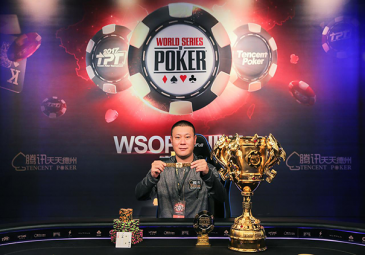 ZHOU YUN PENG WINS WSOP CHINA MAIN EVENT