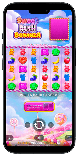 Інтерфейс слота в Beton у деморежимі