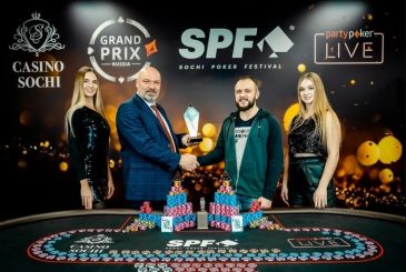 новость UA Белорус Сергей Чудопал выиграл Главное событие Sochi Poker Fest
