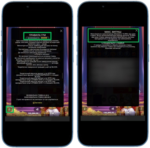 Правила слоту