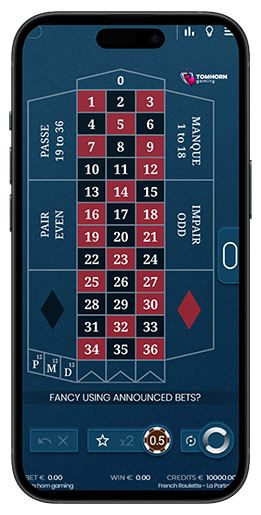 Гра French Roulette La Partage від Tom Horn Gaming